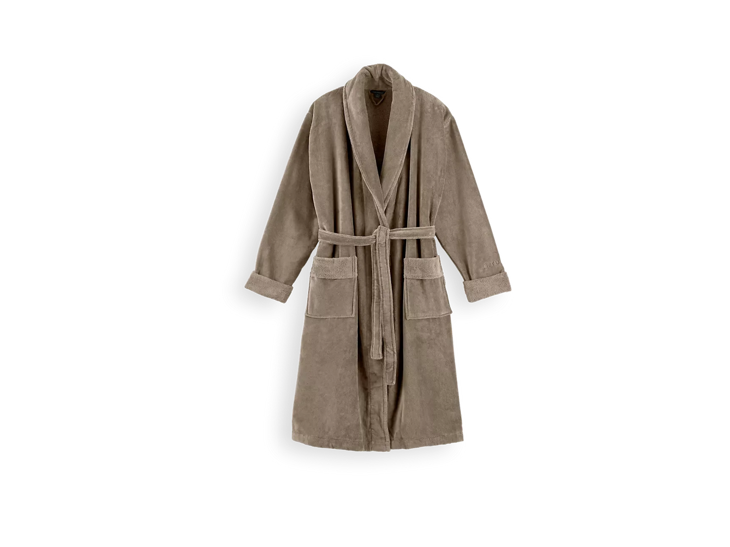Super Smooth Cotton Bathrobe Men Sand M