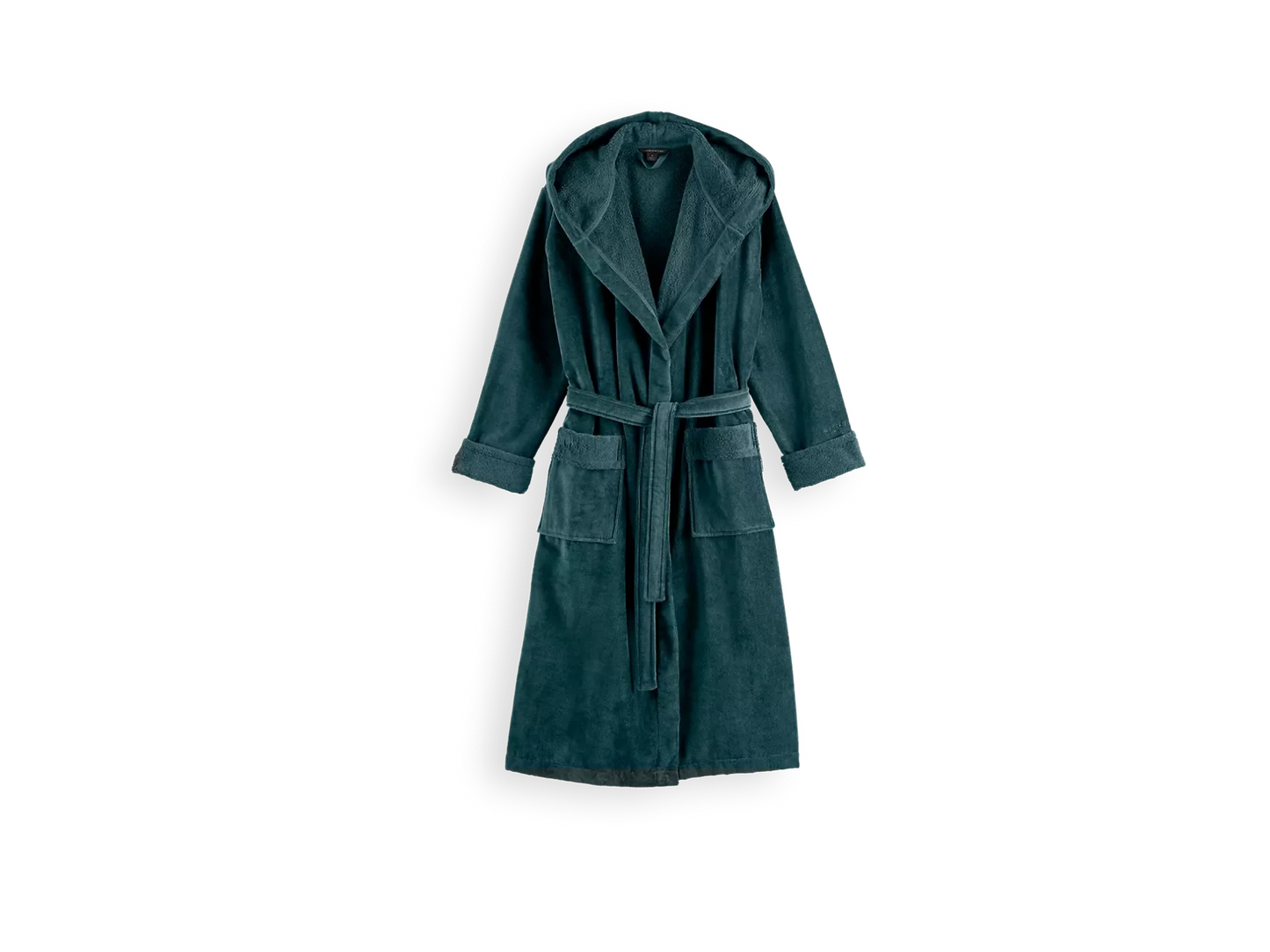 Super Smooth Cotton Bathrobe Women Petrol L